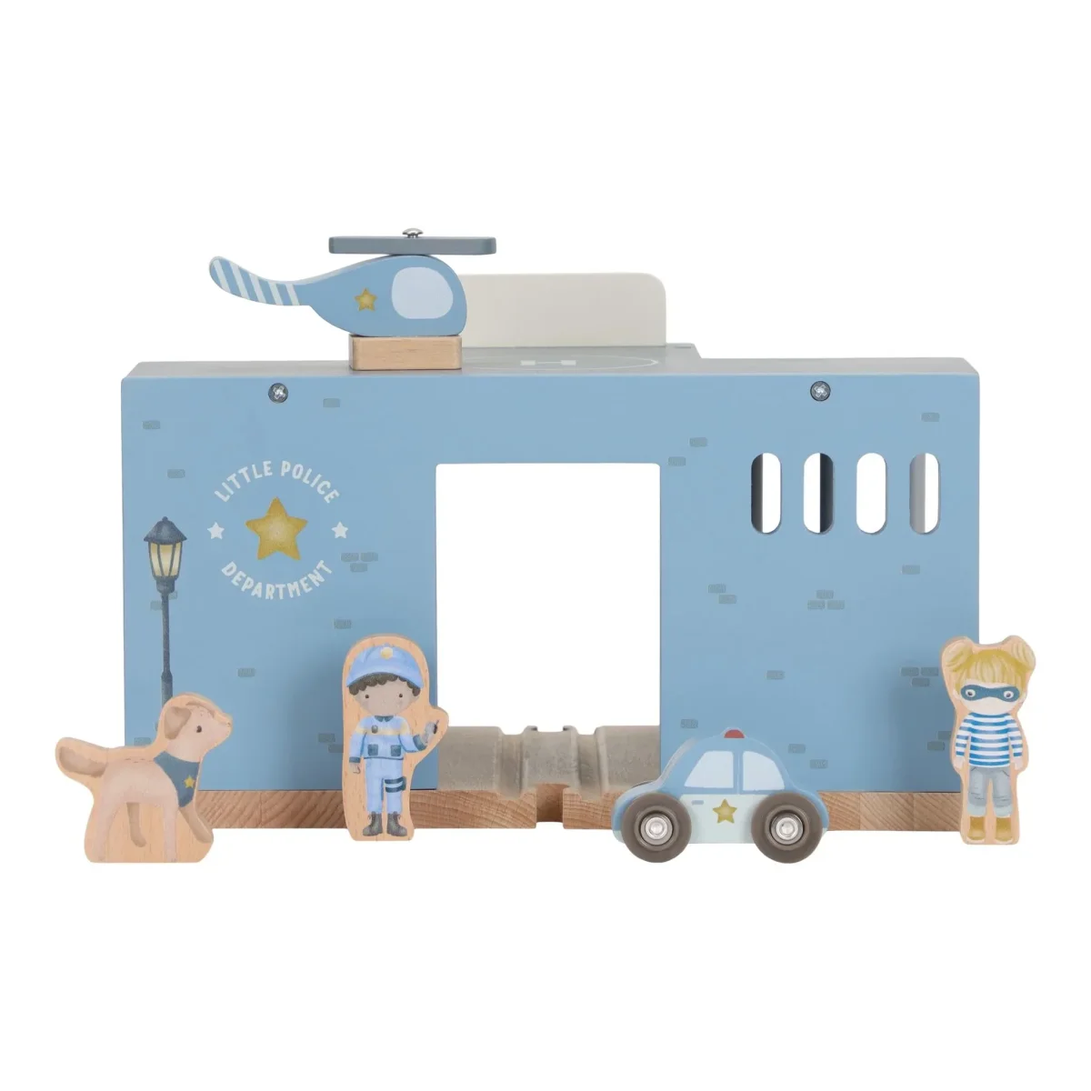 Commissariat de police en bois – Bleu – Essentials – Image 3