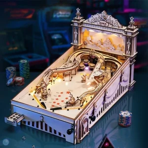 3D Pinball Maschine aus Holz