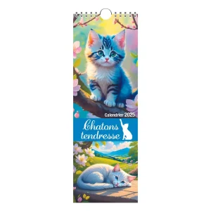 Calendrier long « Chatons tendresse »