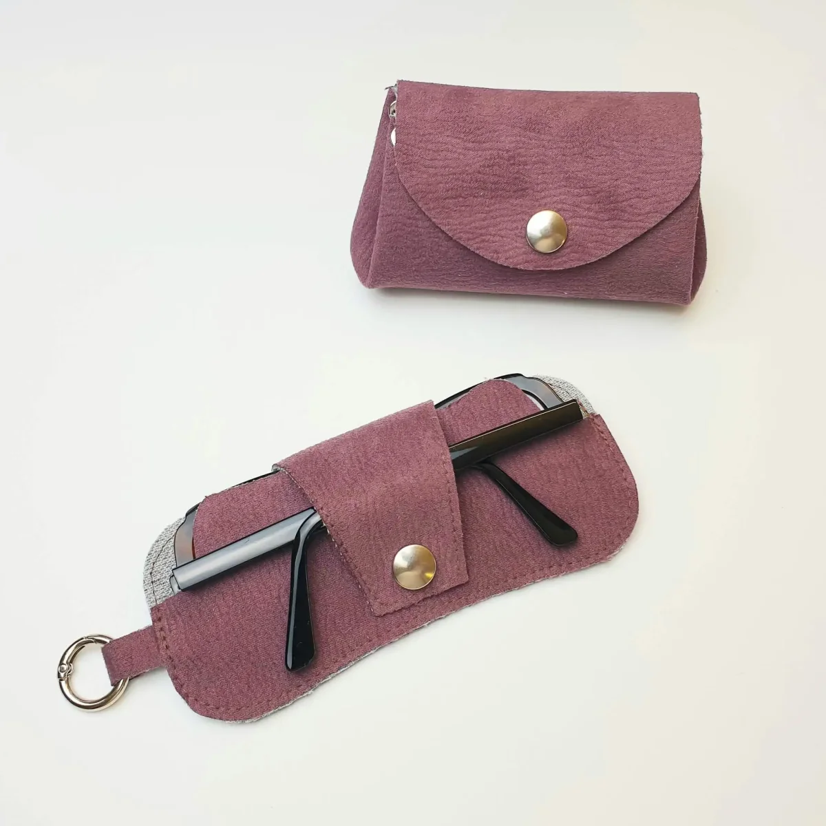 Cabas Daim Parme – Exemplaire unique – Image 8