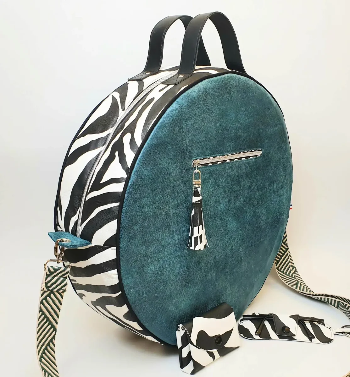 Actuellement EN STOCK – Sac bandoulière pour tambour de 35 à 40cm de diamètre (1 seul exemplaire) – Image 5