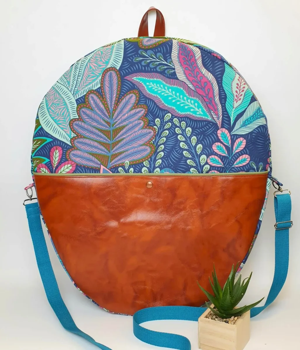 Votre sac pour tambour chamanique ovoïde ou de forme atypique SUR-MESURE – Image 2